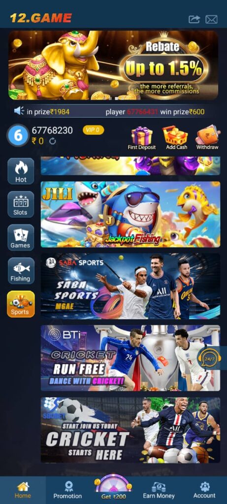 PLAY 12 GAME apk online