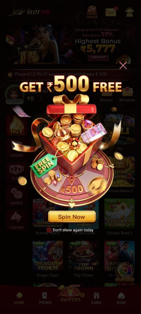 GET BONUS 500 BY YY7 GAME